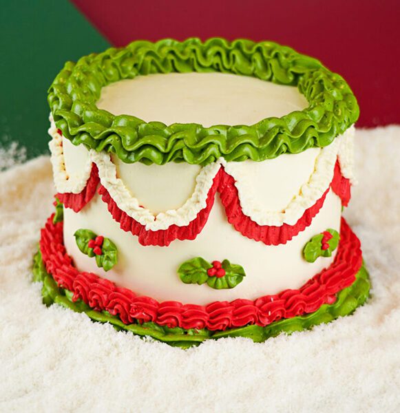 Curso de Montaje, Decoración, Manejo de Manga y boquillas: "Vintage Cakes Navidad" (20 de Diciembre)